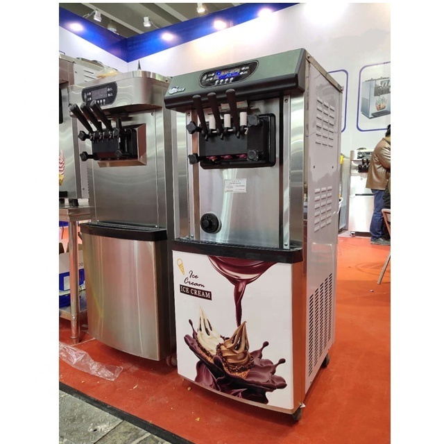 2022 High Quality Soft Serve 3 Flavor Used vending soft serve ice cream machine with Super performance