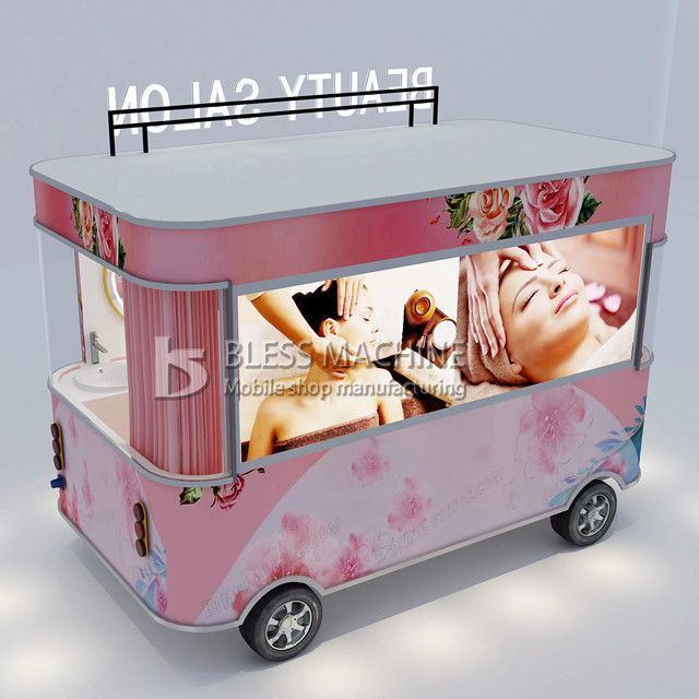 4 wheels New technology factory wholesale mobile salon for sale