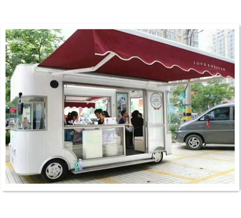 Electric outdoor mobile food cart/kiosk/truck/ ice cream cart