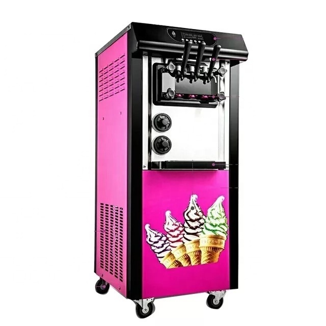 2022 High Quality Soft Serve 3 Flavor Used vending frozen yogurt machine / ice cream machine for sale  with Super performance