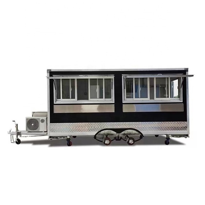 High productivity and low consumption food truck stainless steel/food truck awning