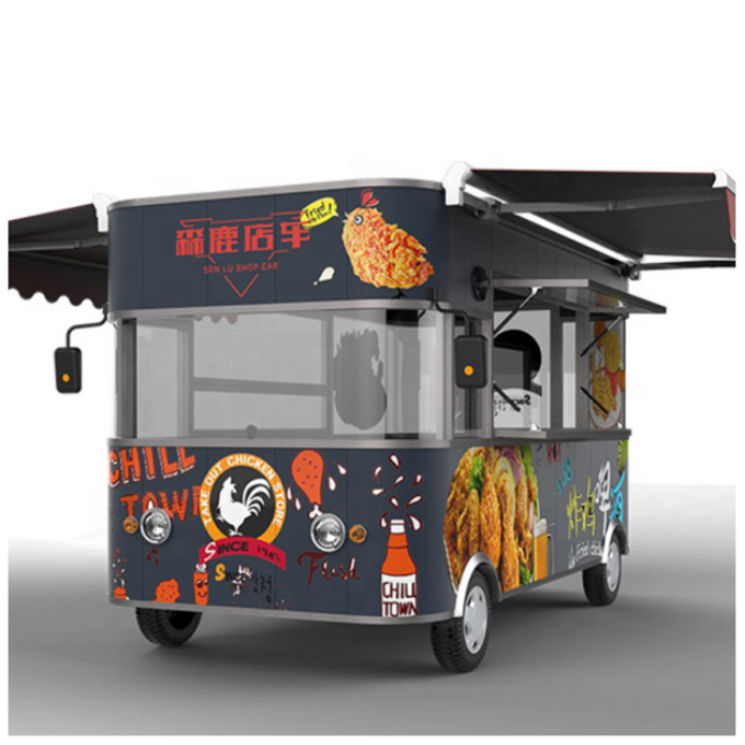 Good reputation at home and abroad  Big Pizza Waffle Mobile Food Trailer/ food truck/kiost