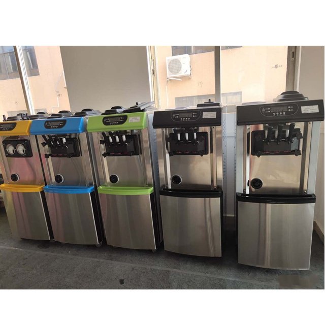 2022 High Quality Soft Serve 3 Flavor Used vending frozen yogurt machine / ice cream machine for sale  with Super performance