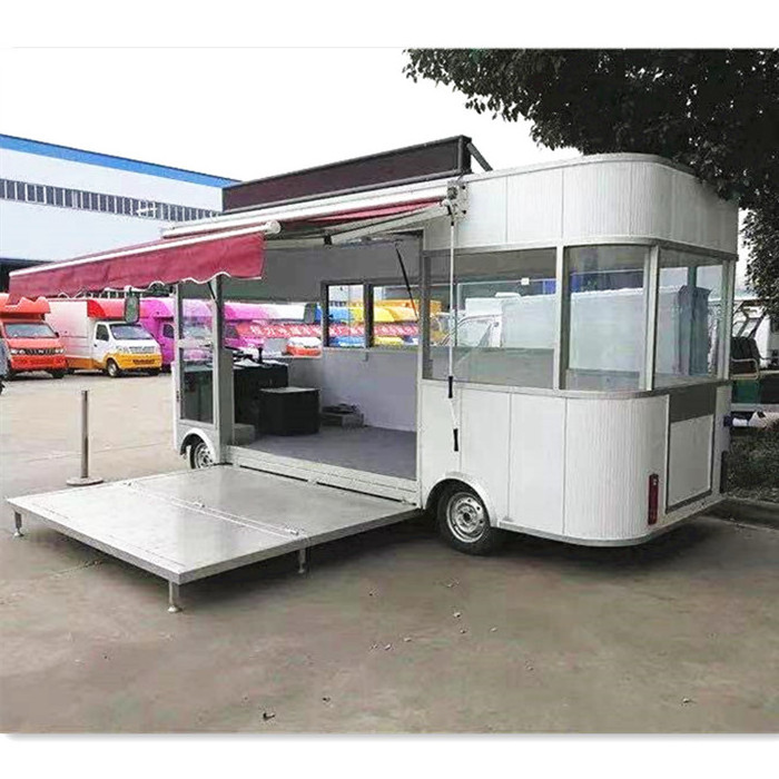 Small Mobile Kitchen Catering Fast Concession Food Coffee Trailer Fully Equipped Food Car Coffee Trucks For Sale In Usa