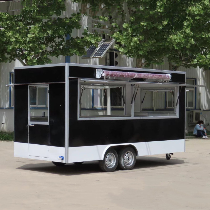 Electric food truck promotional purchase churros cart  Mobile barbecue truck mobile food cart food trailer