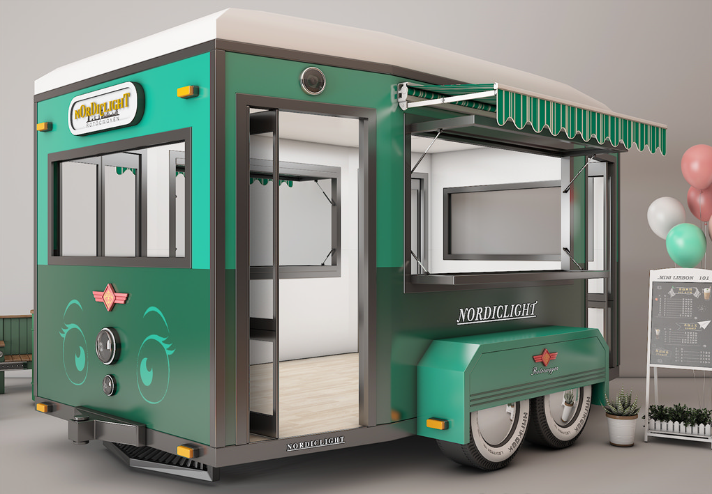 New Style Mobile Fast Food Truck Used Ice Cream Coffee Food Trucks for Sale