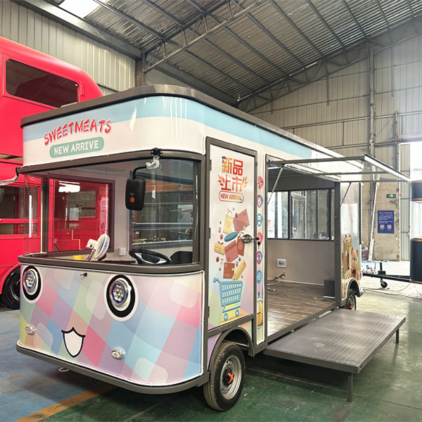 Small Mobile Kitchen Catering Fast Concession Food Coffee Trailer Fully Equipped Food Car Coffee Trucks For Sale In Usa