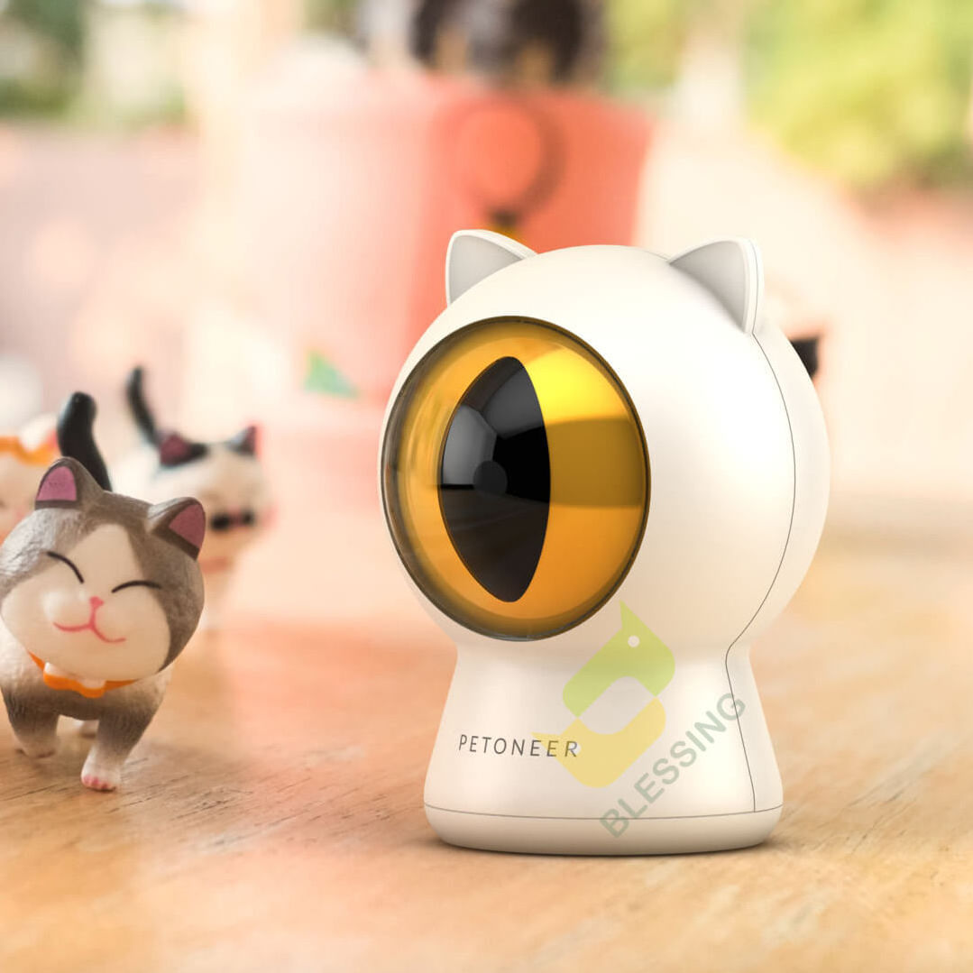 Automatic Electronic Pet Toys Cat Eye Interactive Cat Laser Teasing Toys With App Intelligent Control Cat Laser Toy