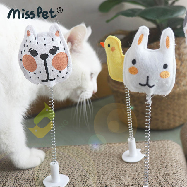 Wholesale Pet Supplies Cat Teaser Stick Toy Cat Scratching Board Partner Tease Cat Stick