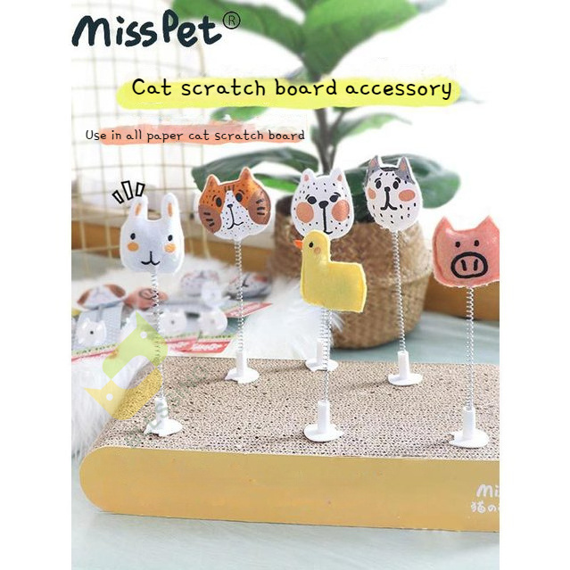 Wholesale Pet Supplies Cat Teaser Stick Toy Cat Scratching Board Partner Tease Cat Stick