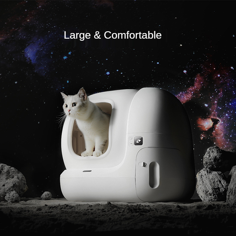 Automatic Cat Litter Box With App Control Smart Self Cleaning Cat Toilet For Multiple Large Cats Global Version PETKIT PURA MAX