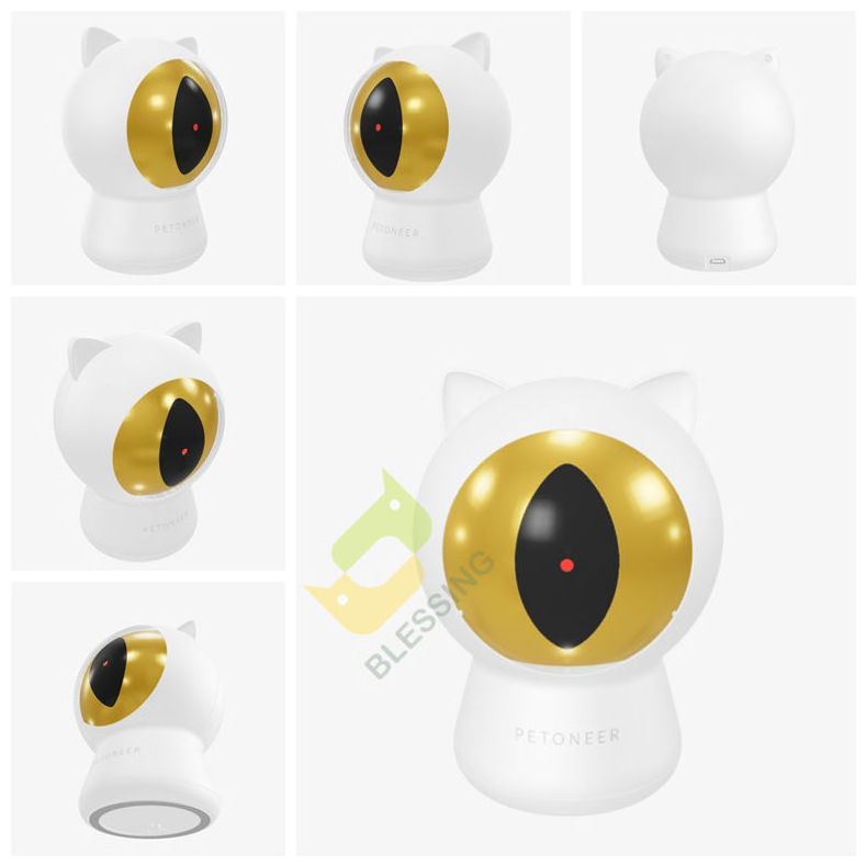 Automatic Electronic Pet Toys Cat Eye Interactive Cat Laser Teasing Toys With App Intelligent Control Cat Laser Toy