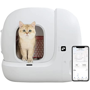 Automatic Cat Litter Box With App Control Smart Self Cleaning Cat Toilet For Multiple Large Cats Global Version PETKIT PURA MAX