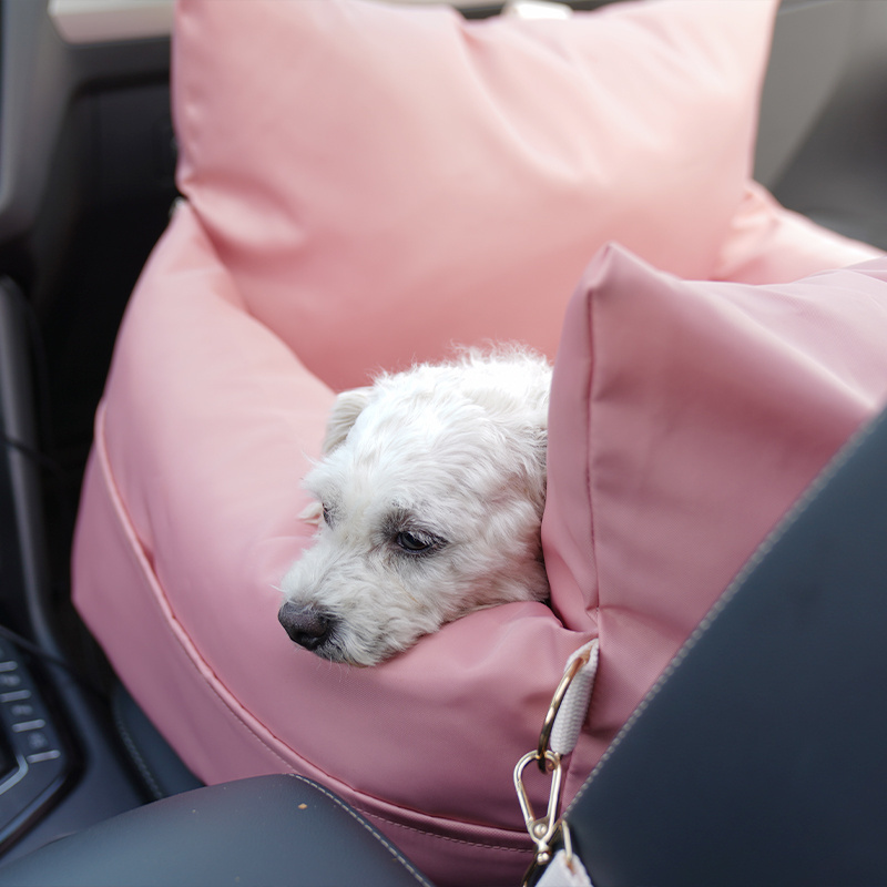 2023 Dog Car Seat for Travel Large Portable Dog Car Booster Seat Anti Collapse Breathable Pet Seat Nest Bed