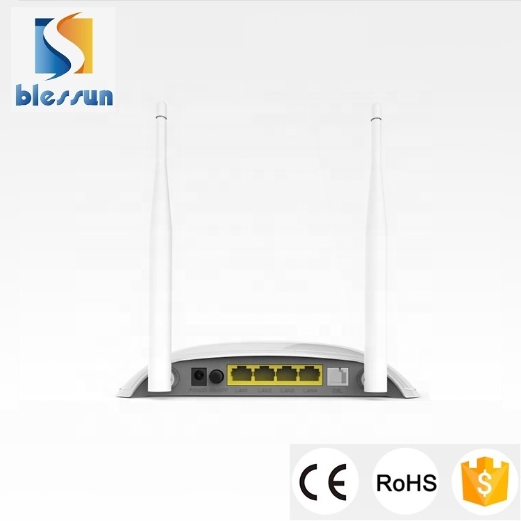 300M ADSL wireless router N300 ADSL2+ Modem Router - 4x 10/100 Fast Ethernet LAN Ports PK TP-LINK