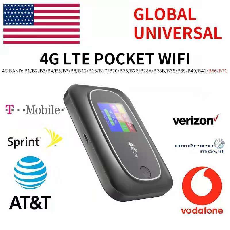 2021 OEM wireless router with color screen mini wifi 4g  Portable WiFi with SIM Card Slot 4g sim router M7