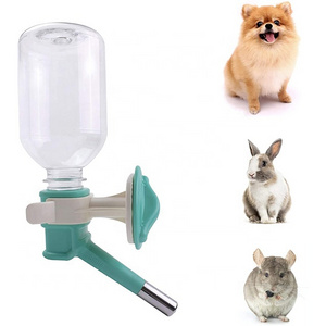 Hangable 330ml No Drip Pet Water Bottle Drinker with Nozzle in Cage for Dog and Rabbit