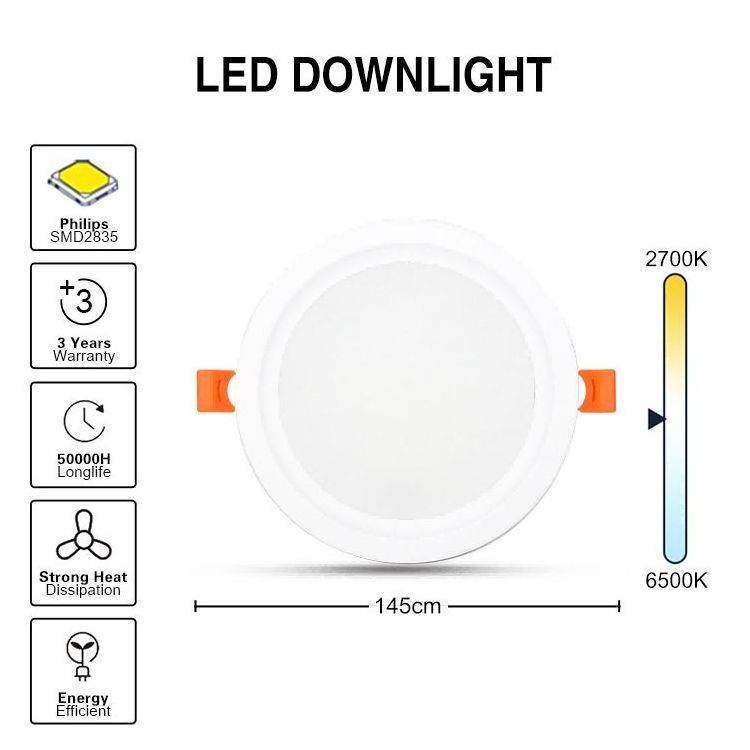 Hot Sale High Quality Light LED COB Downlight Adjust Down Lights Design 9W 12W LED Ceiling Light Recessed Downlights