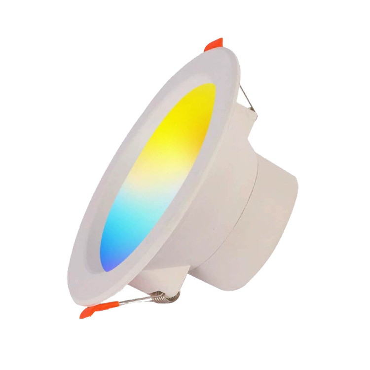 Color Changing Spot Light 3CCT Switchable Downlights 6W 9W 12W 18W 24W Intelligent CCT Tunable LED Downlight