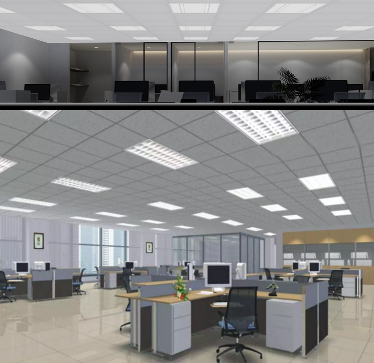 Dimmable Office Lighting High Brightness 60*60 CCT LED Ceiling Panels Lamp Back Lit LED Panel Light