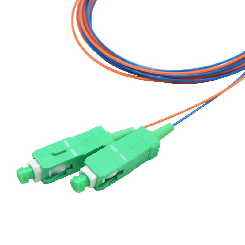 fiber splitter  PLC splitter steel tube type 1x2 plc optical splitter 1260-1650nm wavelength