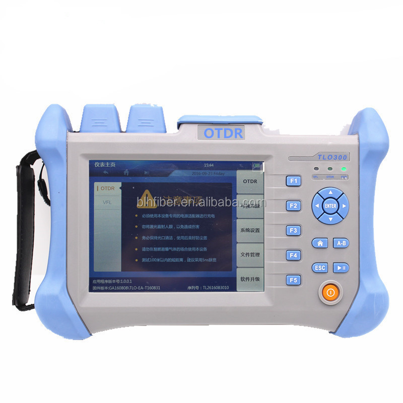 Handheld OTDR TLO-300 OTDR 1310/1550nm 30/32dB,Integrated VFL, Touch Screen Optical Time Domain Reflectometer VFL