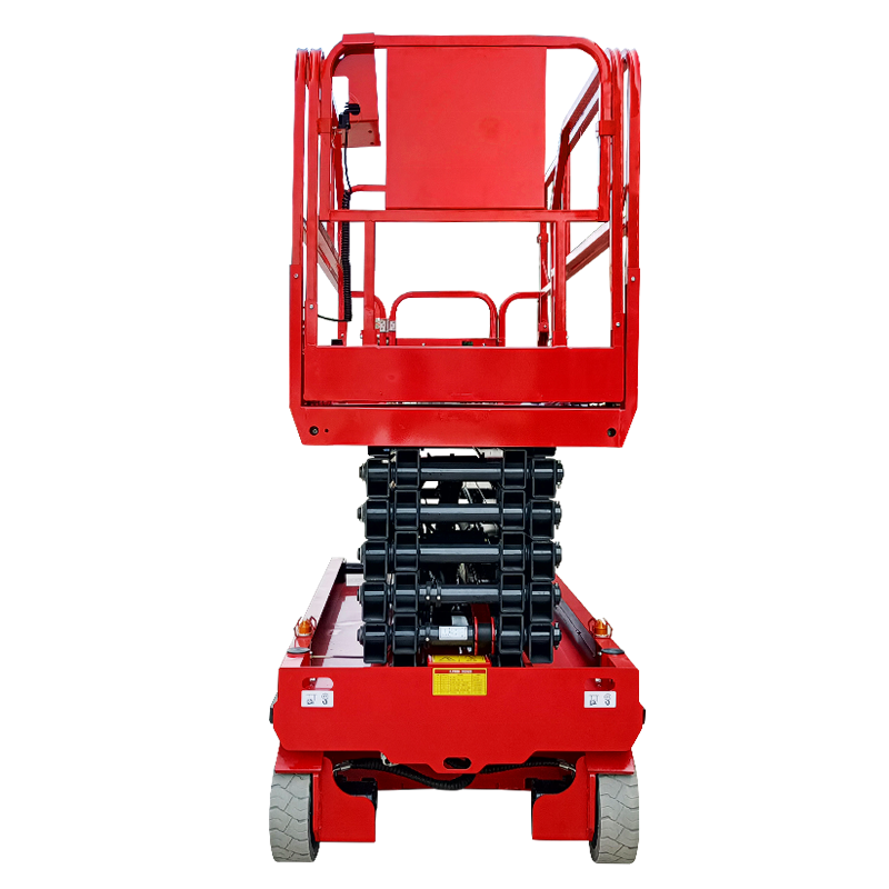 Propelled Lifts Table with Four Support Legs and Anti Skateboard Electric Scissor Lifts with Overload Protection System