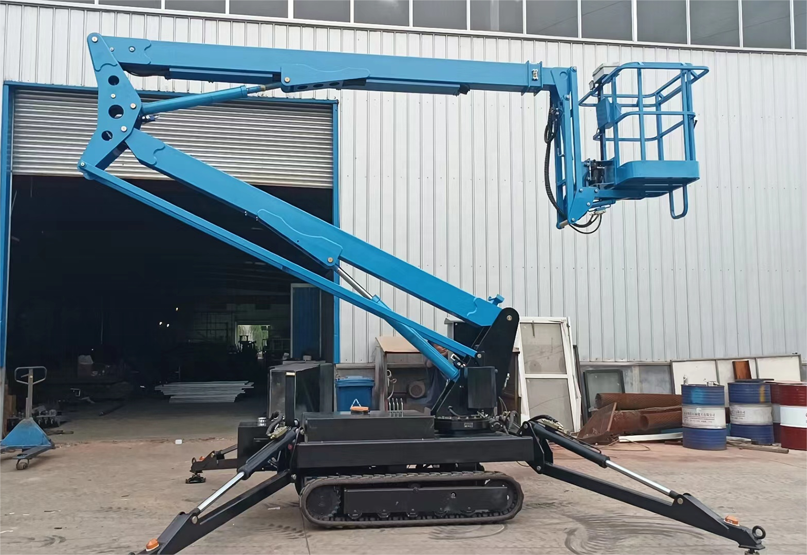 self propelled boom lifts spider boom lifter  articulating man lift with height 14m 18m