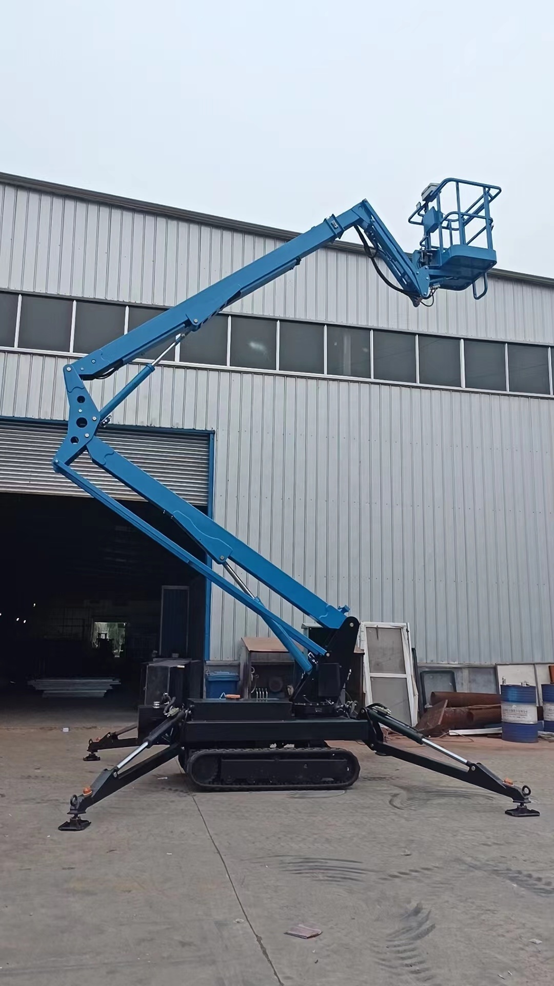 CE 39-79feet self propelled towable boom lift electric man lift mini boom spider