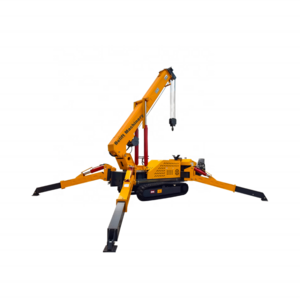 Factory Supply New 3t 5t 8t Portable Hydraulic Small Crawler Car Spider Crane With CE EPA EURO Engine