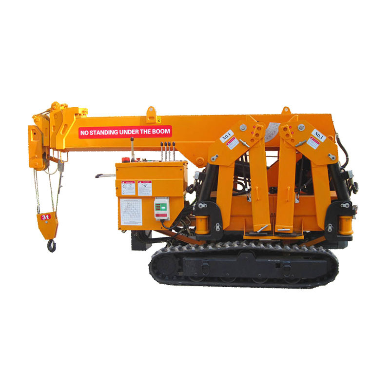 1.2ton-14tons Compact Rough Terrain Lattice Boom Crawler Crane for Building