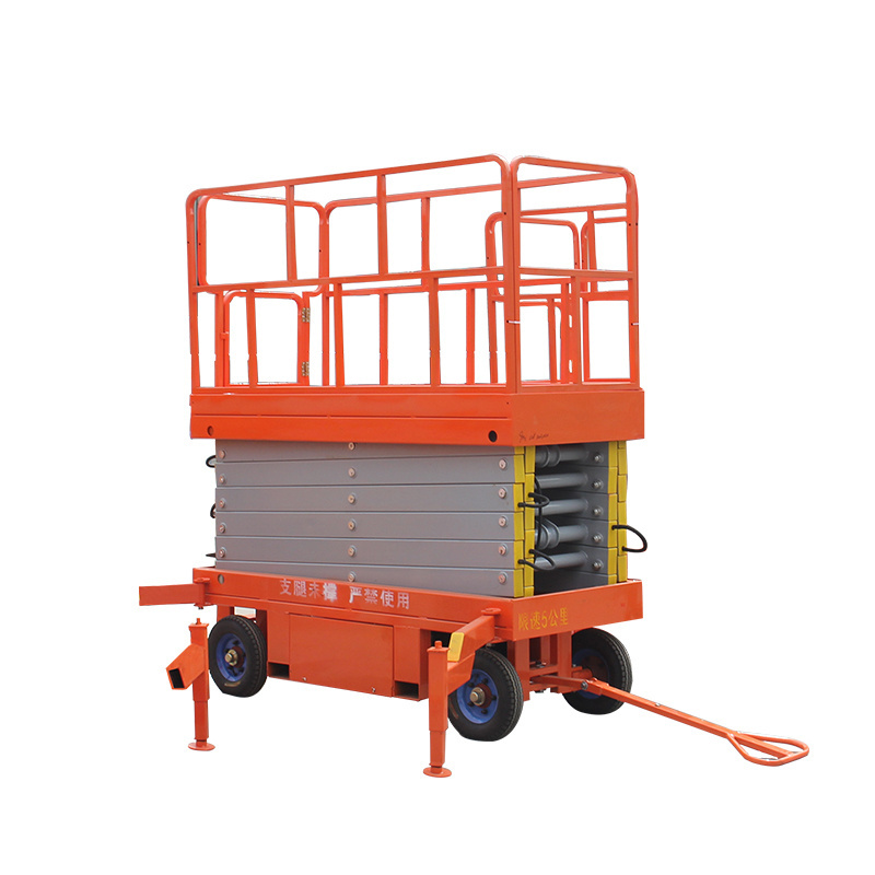 Jlg Scissor Lift Electric Man Lift 6M 12M Single Person Lift With 500Kg Load Capacity