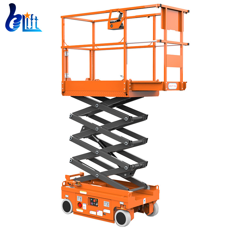 European Indoor 5m mini electric aerial work platform small scissor lift