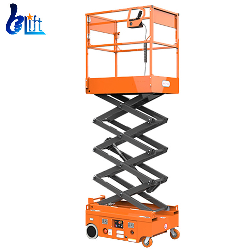 European Indoor 5m mini electric aerial work platform small scissor lift