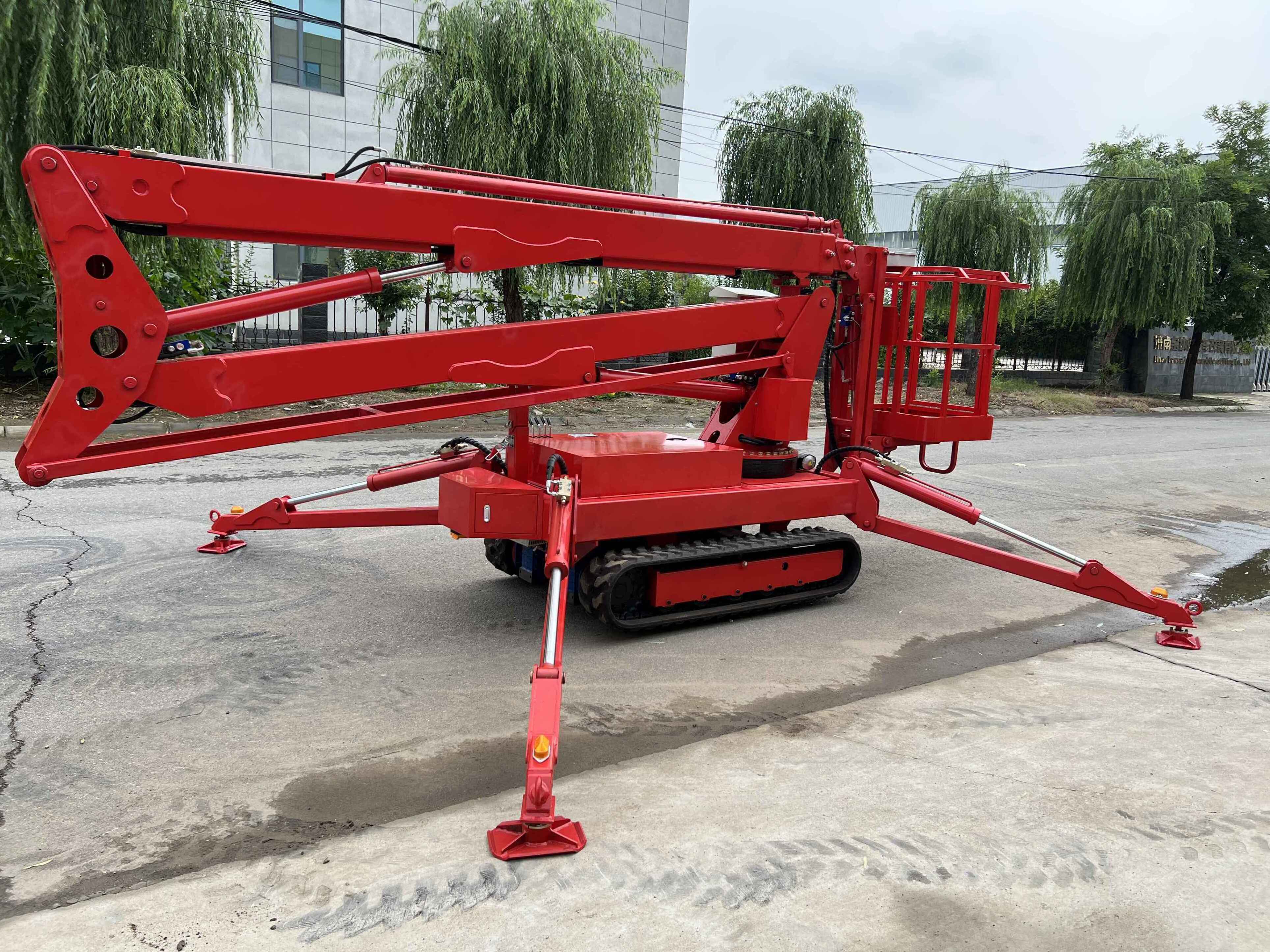 10m 16m Cherry Picker Spider Articualted Telescopic Track Towable Boom Lift for Sale