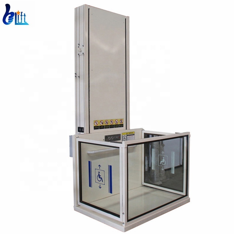 Ce Certificate House Elevator/Hydraulic Home Lift Platform/Home Wheelchair Lift For Two People