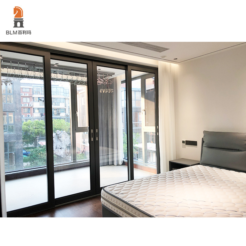Exterior used double glass thermal break waterproof aluminium lift ...