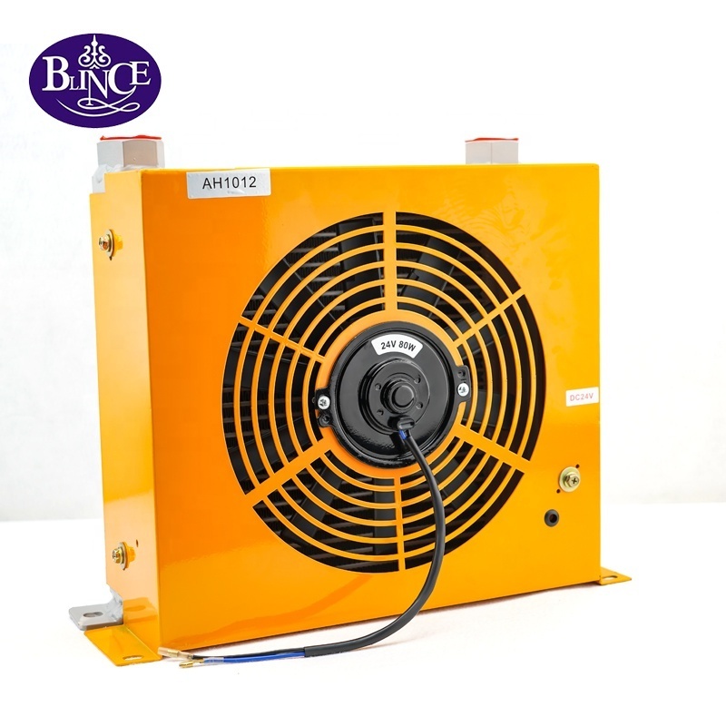 High Quality AH1012T-CA 100L/min Hydraulic Engine Oil Air Cooler Fan Hydraulic Oil