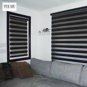 Customized Summer Rainbow Zebra Combi Roller Blinds Sheer Shade