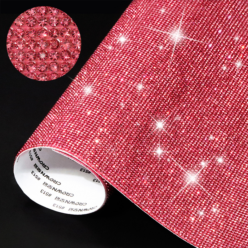 Jinhua Bling Decorative Crystal Rhinestone Sheet Hot Fix Rhinestone Mesh For Garment Accessories