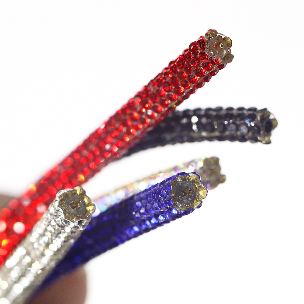 Buling Rhinestone String Trim Shoes Decoration Sequin Rope Wedding Crystal Rhinestone Rope Tube For Hat Accessories