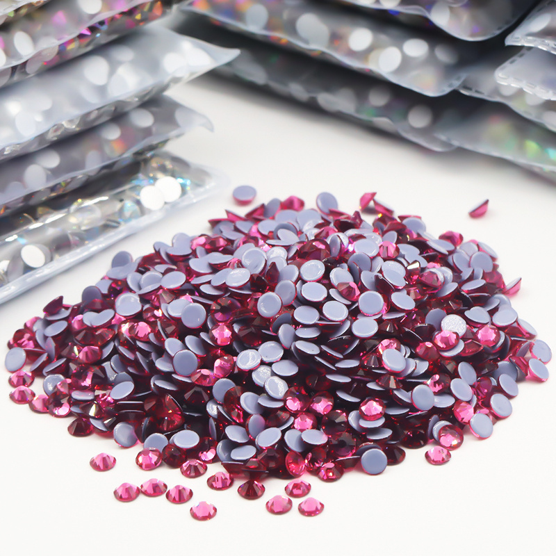 Wholesale Hotfix Rhinestones Transfer Bulk Flatback Glass Crystal Stone Iron On Rhinestones Transfers For Clothing