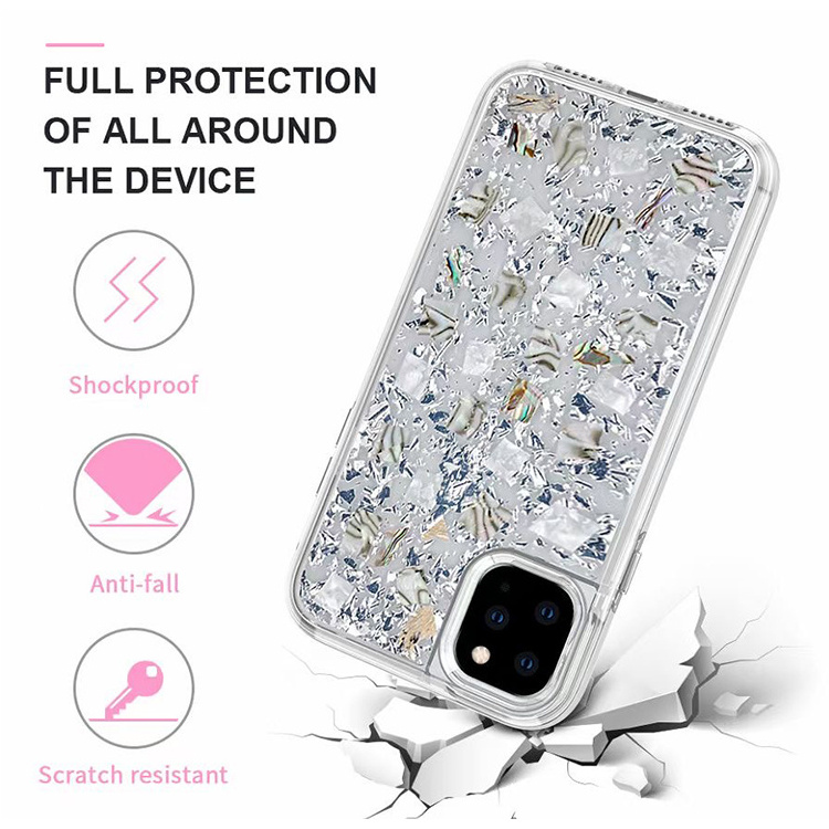 Real Dry Flower Glitter Clear cell phone case for apple iphone6 7 8 Plus X XS XR MAX 11 Pro 12 MiNi Epoxy Star Transparent cover