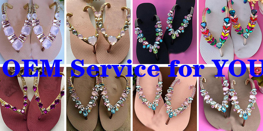 Wholesale rhinestone crystal V shape flip flops clips shoe chain decoration buckle accessories