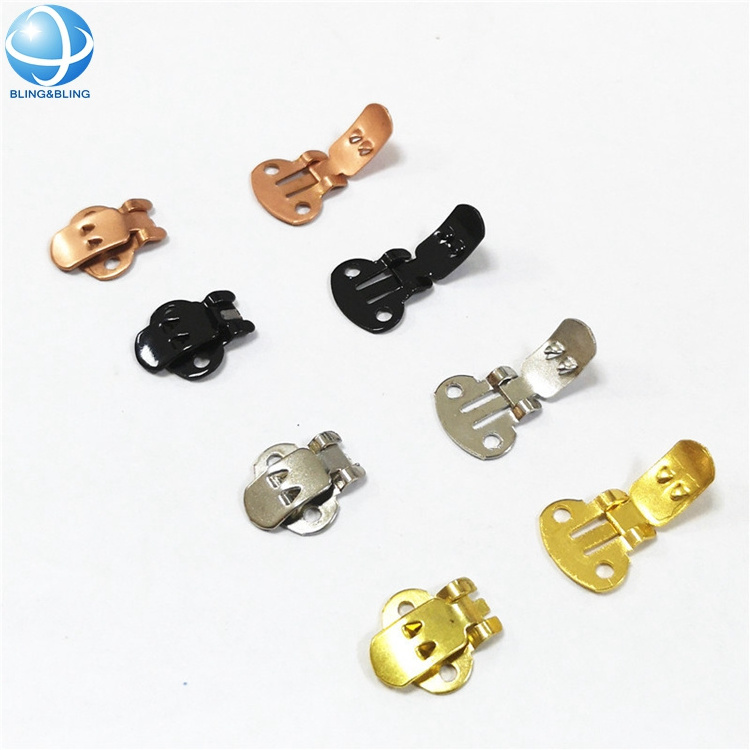 Removable high quality DIY metal blank shoe clip for women high heel  shoe decoration