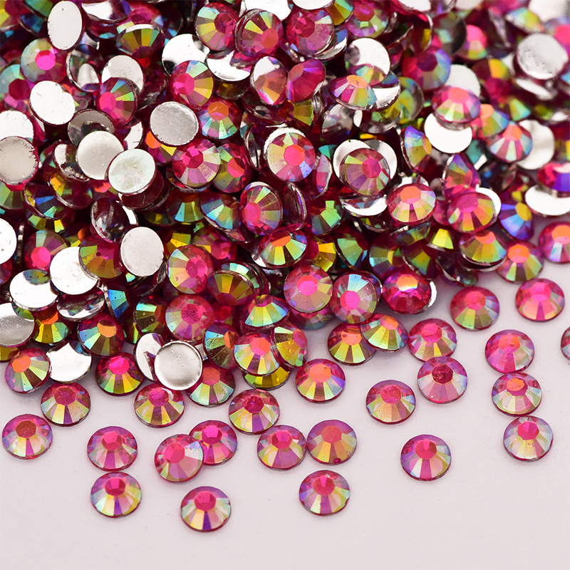 Factory non hotfix crystal Jelly Bottom Resin Rhinestones flat back rhinestone for cat pendant