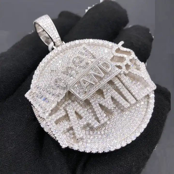 2024 new arrival hip hop cool charm jewelryfor men women  iced out bling 5a cz pendant wholesale