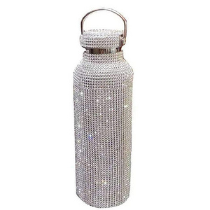 Diamond Thermos Bottle, Cup Water Bottle Sparkling High-end Insulated Bottle Bling Rhinestone, Gift for Men and Women