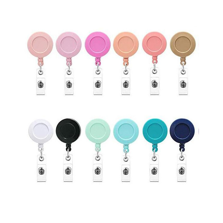 factory directly 32mm ABS yoyo retractable badge reel with alligator clip