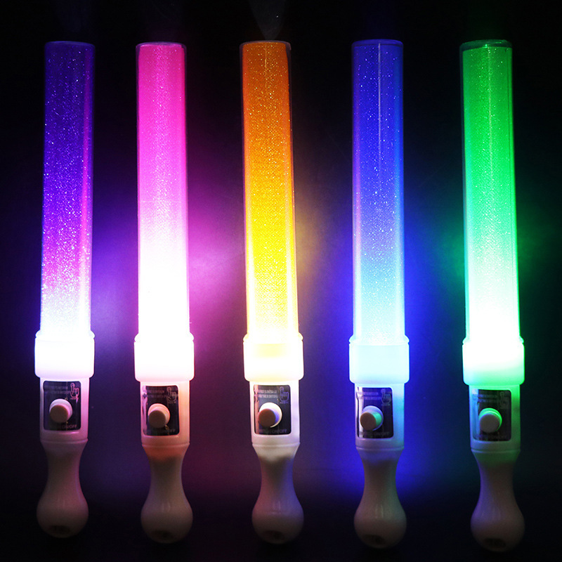 LED light stick glowing short stick flashing hand stick concert cheer aid props logo customization